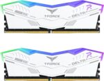 TEAMGROUP T-FORCE DELTA α  64GB RGB DDR5 RAM Kit (2x 32GB) 6000MHz (PC5 48000)  CL38 1.35V,  Intel XMP 3.0 Compatible , AMD EXPO One-Click Overclocking  | WHITE ~ FF8D564G6000HC38JDC01