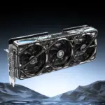 Yeston x GravaStar Radeon RX 9070 XT Mercury Nova OC 16GB GDDR6 PCIe 5.0 Graphics Card With Navi48 4nm Core, 3060MHz Boost Clock, Triple 8-Pin Power, Vapor Chamber Cooling, ARGB Design