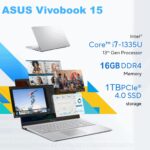 F150VA-NJ1046 ASUS VIVOBOOK I7-1355U/16GB/1TB/IRIS/ 15.6/NO OS ASUS Vivobook 15 F1504V Intel® Core i7-1355U | 16GB DDR4 RAM , 1TB NVMe® SSD | 15.6-inch FHD IPS Display | DOS | Iris Xᵉ Graphics | Backlit Chiclet Keyboard |Fingerprint Sensor | COOL SILVER