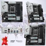 MSI B650M Gaming Plus WiFi Micro-ATX Motherboard With AMD B650 Chipset, 4x DDR5 UDIMM 7200+MHz OC, PCIe 4.0, Dual M.2, Wi-Fi 6E, Bluetooth 5.3, 2.5G LAN , Supports Ryzen 9000/ 8000/ 7000 Series Processors