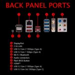 MSI B650 Gaming Plus WiFi AM5 ATX Motherboard With 4x DDR5 7200+MHz OC, PCIe 4.0, 12+2+1 Power Design, Wi-Fi 6E, 2.5G LAN, Dual Gen4 M.2