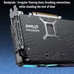 Yeston x GravaStar Radeon RX 9070 XT Mercury Nova OC 16GB GDDR6 PCIe 5.0 Graphics Card With Navi48 4nm Core, 3060MHz Boost Clock, Triple 8-Pin Power, Vapor Chamber Cooling, ARGB Design