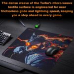 COUGAR BREAKER L Gaming Mouse Pad With Micro-Weave Textile Surface, Waterproof Dual-Layer Coating, Anti-Slip Rubber Base, Precision Control, 450×400mm