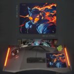 COUGAR BREAKER L Gaming Mouse Pad With Micro-Weave Textile Surface, Waterproof Dual-Layer Coating, Anti-Slip Rubber Base, Precision Control, 450×400mm