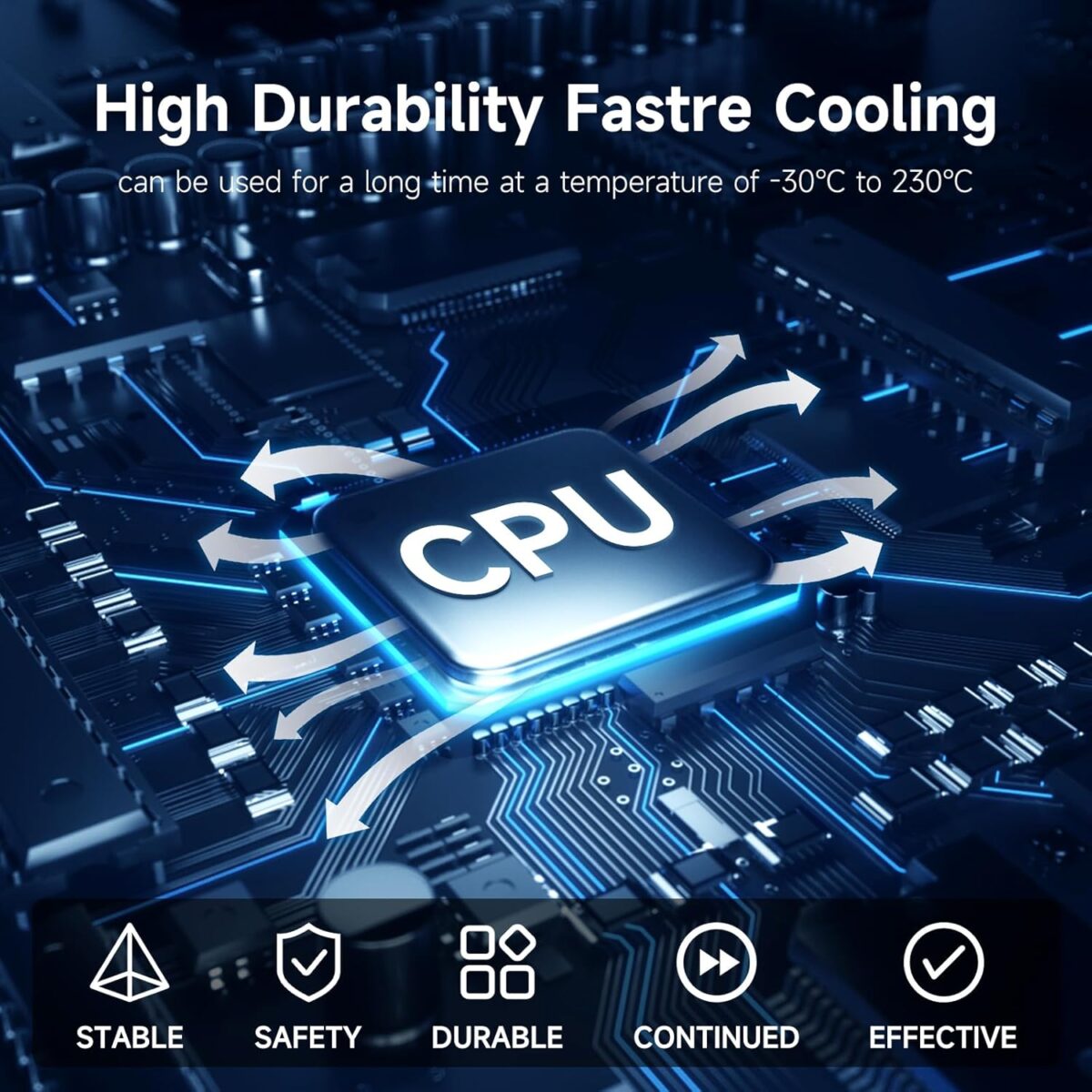 HY710 Silver Thermal Grease 25g Syringe With 3.17W/m-k Conductivity, Low 0.067°C-in²/W Impedance, Wide -20~180°C Operation Range, DIY-Ready Silver Formula For CPU GPU Cooling