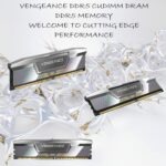 COSRAIR VENGEANCE® 48GB DDR5 CUDIMM RAM Kit ( 2x 24GB ) 7000MT/s , CL36 Low Latency, Aluminum Heatspreader, Intel XMP 3.0 Ready / Optimized for Intel® 800 Series  | Iridescent Chrome ~ CMKC96GX5M4X7000C36
