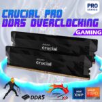 CP2K16G64C32U5B RAM CRUCIAL PRO 32GB (16X2) 6400MHZ CL32 BLACK Crucial Pro Overclocking DDR5 32GB RAM Kit (2x 16GB) 6400MT/s CL32 1.35V OC Gaming Memory , Intel XMP 3.0 Ready / AMD EXPO Compatible , Low-Latency Performance, Aluminum Camo Heatspreader | BLACK ~ CP2K16G64C32U5B