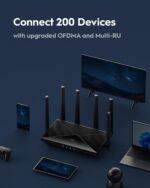 Cudy BE11000 Tri-Band Wi-Fi 7 Mesh Router With 10.6Gbps Speed, 4×2.5G Ports, Qualcomm Quad-Core CPU, MLO, MU-MIMO, VPN, Cloud Control | WR11000