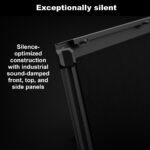 FD-C-DEF7X-01 FRACTAL DESIGN DEFINE 7 XL BLACK FULL TOWER GAMING CASE Fractal Design Define 7 XL Black Solid Full Tower Case With Dual-Layout Interior, E-ATX Compatibility, 18-Drive Storage Support, Massive Cooling Flexibility, Sound-Damped Panels , For Ai Gaming ,  Double Processor , Double Optical Drive,  Server Build 