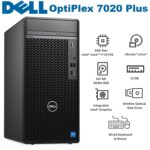 DELL-D31M001-32GB DELL D31M001 I7-14700 DDR5 16GB 512GB WIFI BLUTHOOTH DVD WRITER KEY-MOUSE DELL OptiPlex 7020 Plus Desktop Combo Intel® Core™ i7-14700 | 32GB RAM ; 512GB SSD | Intel® Graphics | USB Wired Keyboard & Mouse Incl. ; DVD±RW | Ubuntu OS | BLACK D31M001