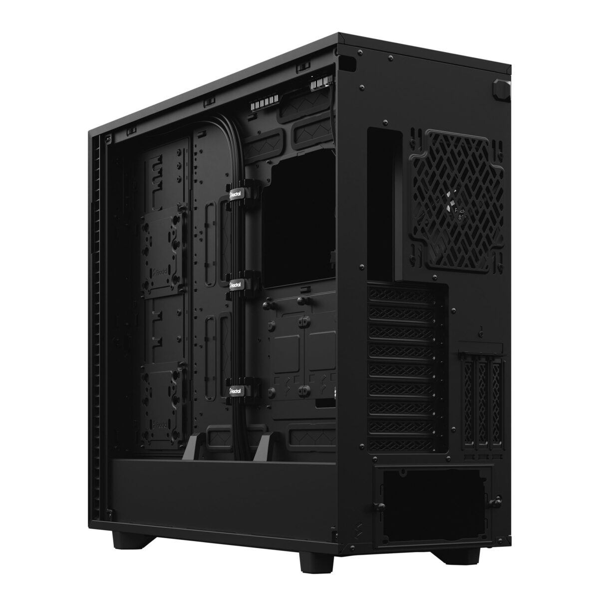 FD-C-DEF7X-01 FRACTAL DESIGN DEFINE 7 XL BLACK FULL TOWER GAMING CASE Fractal Design Define 7 XL Black Solid Full Tower Case With Dual-Layout Interior, E-ATX Compatibility, 18-Drive Storage Support, Massive Cooling Flexibility, Sound-Damped Panels , For Ai Gaming ,  Double Processor , Double Optical Drive,  Server Build 