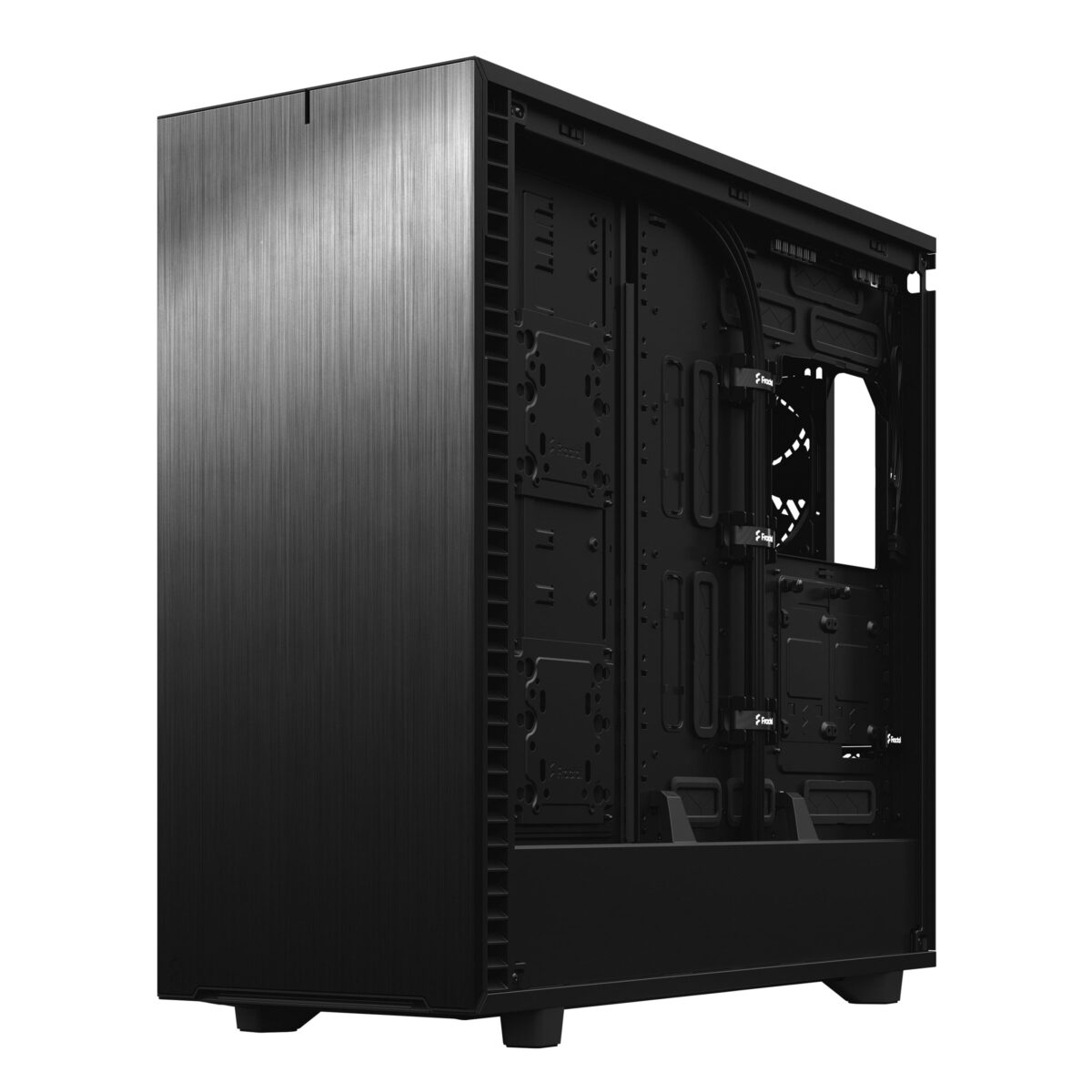 FD-C-DEF7X-01 FRACTAL DESIGN DEFINE 7 XL BLACK FULL TOWER GAMING CASE Fractal Design Define 7 XL Black Solid Full Tower Case With Dual-Layout Interior, E-ATX Compatibility, 18-Drive Storage Support, Massive Cooling Flexibility, Sound-Damped Panels , For Ai Gaming ,  Double Processor , Double Optical Drive,  Server Build 