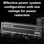 TeamGroup ELITE PLUS 32GB DDR5 5600MHz Desktop Memory Kit (2x16GB) CL46 With Aluminum Heat Sink, On-Die ECC, 1.1V Low Voltage, Intel XMP & AMD EXPO Support | BLACK 