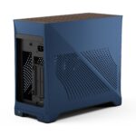 FD-C-ERA2N-03 FRACTAL DESIGN ERA 2 MINI-ITX MIDNIGHT BLUE CASE Fractal Era 2 Midnight Blue Mini-ITX Case With Anodized Aluminum Body, Walnut Top Panel, PCIe 4.0 Riser, 280 Mm AIO Support, Dual Aspect PWM Fans, 4×2.5-Inch Drive Mounts, 3-Slot GPU Support ~ FD-C-ERA2N-03