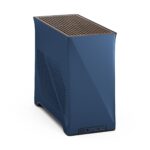 FD-C-ERA2N-03 FRACTAL DESIGN ERA 2 MINI-ITX MIDNIGHT BLUE CASE Fractal Era 2 Midnight Blue Mini-ITX Case With Anodized Aluminum Body, Walnut Top Panel, PCIe 4.0 Riser, 280 Mm AIO Support, Dual Aspect PWM Fans, 4×2.5-Inch Drive Mounts, 3-Slot GPU Support ~ FD-C-ERA2N-03