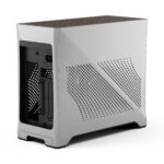 Fractal Era 2 Silver Mini-ITX PC Case With Anodized Aluminum Body, Walnut Top Panel, PCIe 4.0 Riser, 280 Mm AIO Support, Dual Aspect PWM Fans, 4×2.5-Inch Drive Mounts, 3-Slot GPU Compatibility ~ FD-C-ERA2N-01