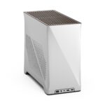 Fractal Era 2 Silver Mini-ITX PC Case With Anodized Aluminum Body, Walnut Top Panel, PCIe 4.0 Riser, 280 Mm AIO Support, Dual Aspect PWM Fans, 4×2.5-Inch Drive Mounts, 3-Slot GPU Compatibility ~ FD-C-ERA2N-01