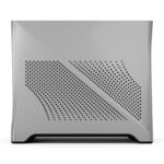 Fractal Era 2 Silver Mini-ITX PC Case With Anodized Aluminum Body, Walnut Top Panel, PCIe 4.0 Riser, 280 Mm AIO Support, Dual Aspect PWM Fans, 4×2.5-Inch Drive Mounts, 3-Slot GPU Compatibility ~ FD-C-ERA2N-01