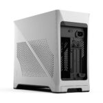 Fractal Era 2 Silver Mini-ITX PC Case With Anodized Aluminum Body, Walnut Top Panel, PCIe 4.0 Riser, 280 Mm AIO Support, Dual Aspect PWM Fans, 4×2.5-Inch Drive Mounts, 3-Slot GPU Compatibility ~ FD-C-ERA2N-01