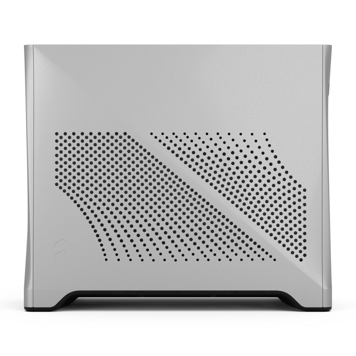 Fractal Era 2 Silver Mini-ITX PC Case With Anodized Aluminum Body, Walnut Top Panel, PCIe 4.0 Riser, 280 Mm AIO Support, Dual Aspect PWM Fans, 4×2.5-Inch Drive Mounts, 3-Slot GPU Compatibility ~ FD-C-ERA2N-01