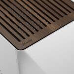 Fractal Era 2 Silver Mini-ITX PC Case With Anodized Aluminum Body, Walnut Top Panel, PCIe 4.0 Riser, 280 Mm AIO Support, Dual Aspect PWM Fans, 4×2.5-Inch Drive Mounts, 3-Slot GPU Compatibility ~ FD-C-ERA2N-01