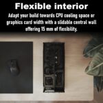 FD-C-ERA2N-01 FRACTAL DESIGN ERA 2 MINI-ITX SILVER CASE Fractal Era 2 Silver Mini-ITX PC Case With Anodized Aluminum Body, Walnut Top Panel, PCIe 4.0 Riser, 280 Mm AIO Support, Dual Aspect PWM Fans, 4×2.5-Inch Drive Mounts, 3-Slot GPU Compatibility ~ FD-C-ERA2N-01