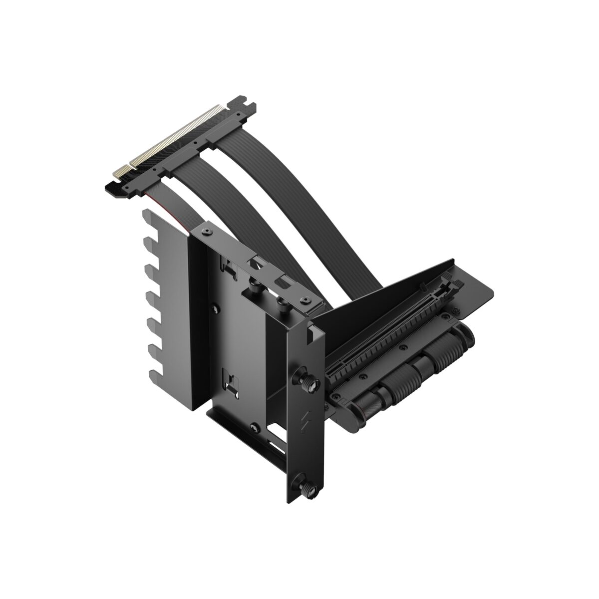 Fractal Flex 2 Vertical GPU Bracket With PCIe 4.0 X16 Riser, 195mm Cable, 4-Slot GPU Support, Bridgeless ATX Case Compatibility |  Black ~ FD-A-FLX2-001 