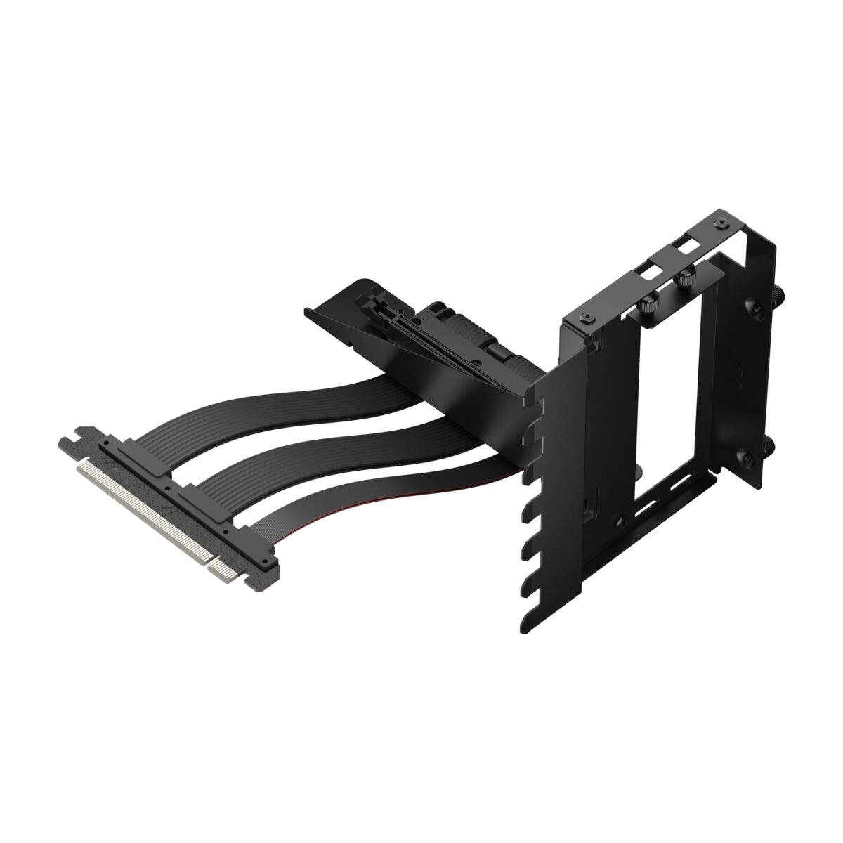 Fractal Flex 2 Vertical GPU Bracket With PCIe 4.0 X16 Riser, 195mm Cable, 4-Slot GPU Support, Bridgeless ATX Case Compatibility |  Black ~ FD-A-FLX2-001 