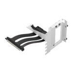 Fractal Flex 2 Vertical GPU Bracket With PCIe 4.0 X16 Riser, 195mm Cable, 4-Slot GPU Support, Bridgeless ATX Case Compatibility | WHITE ~ FD-A-FLX2-002