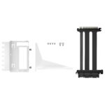 Fractal Flex 2 Vertical GPU Bracket With PCIe 4.0 X16 Riser, 195mm Cable, 4-Slot GPU Support, Bridgeless ATX Case Compatibility | WHITE ~ FD-A-FLX2-002
