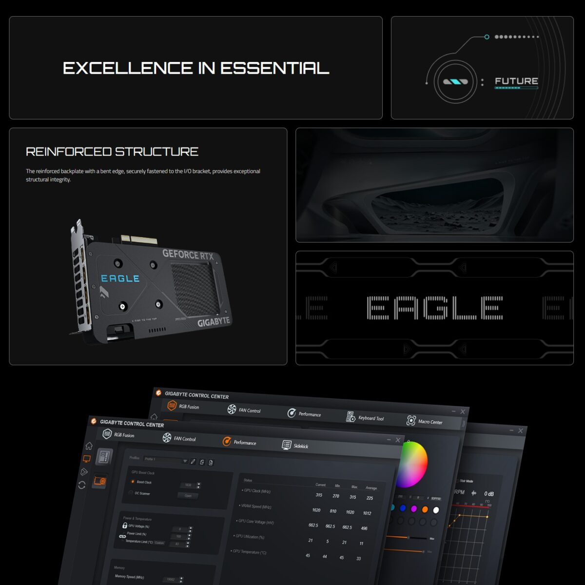 GIGABYTE GeForce RTX™ 5060 EAGLE OC 8G Graphics Card With 8GB GDDR7, Blackwell Architecture, 2550MHz Core Clock, WINDFORCE Cooling, PCIe 5.0, DLSS 4