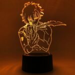 Otaku Lamp Sung Jinwoo Solo Leveling 3D Anime LED Night Light With 16-Color RGB Lighting, Laser-Engraved Acrylic, USB-C Or Battery Power, Touch And Remote Control - Image 3
