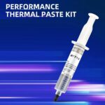 HY710 Silver Thermal Grease 25g Syringe With 3.17W/m-k Conductivity, Low 0.067°C-in²/W Impedance, Wide -20~180°C Operation Range, DIY-Ready Silver Formula For CPU GPU Cooling