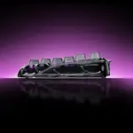 GravaStar Mercury V75 Lite Transparent 75% Mechanical Keyboard with RGB Blackcore HE Magnetic Switch Keyboard, Wired Low-Latency, 0.01mm Precision, Adjustable Actuation, Rapid Trigger, Hot-Swappable, Windows & macOS ,| Transparent Black