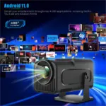 LED SOURCE Multimedia Projector Full HD 1080P with 4K Decoding, Android 11, 300 ANSI Lumens, WiFi 6, Built-In Speaker, HDMI & USB - Image 2