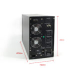 VSUN 3KVA Online UPS Single-Phase With LCD Display, 2400W Real Power, True Sine Wave Output, 6x12V 9Ah Batteries, Wide Input Range, High Efficiency