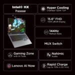 Lenovo LOQ 15IRX10 AI-Powered Gaming Laptop With Intel Core I7-13650HX, RTX 5070 8GB GDDR7, 32GB DDR5-4800, 1TB PCIe 4.0 SSD, 15.6" FHD 144Hz G-SYNC Display, Wi-Fi 6, Luna Grey
