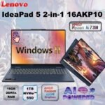 83KU0013US-OPENBOX LENOVO IDEAPAD 5 2 IN 1 16AKP10 AMD RYZEN AI 7 350 16GB RAM/1TB SSD/16.0"WUXGA/WIN11-COSMI Lenovo IdeaPad 5 2-in-1 16AKP10 - AMD Ryzen AI 7 350 up to 50 TOPS | 16GB LPDDR5x RAM ; 1TB SSD NVMe® | AMD Radeon™ 860M Graphics | 16-inch WUXGA IPS Touchscreen | Backlit Keyboard | Windows 11 |Cosmic Blue
