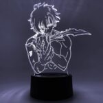 Otaku Lamp Sung Jinwoo Solo Leveling 3D Anime LED Night Light With 16-Color RGB Lighting, Laser-Engraved Acrylic, USB-C Or Battery Power, Touch And Remote Control - Image 6