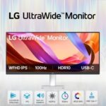 LG 29-inch UltraWide 21:9 WFHD (2560x1080) IPS Display with built-in stereo speakers, HDR10, 100Hz Refresh Rate  1ms , sRGB 99%, USB Type-C™ , Tilt Stand  | WHITE ~ 29U531A-W 