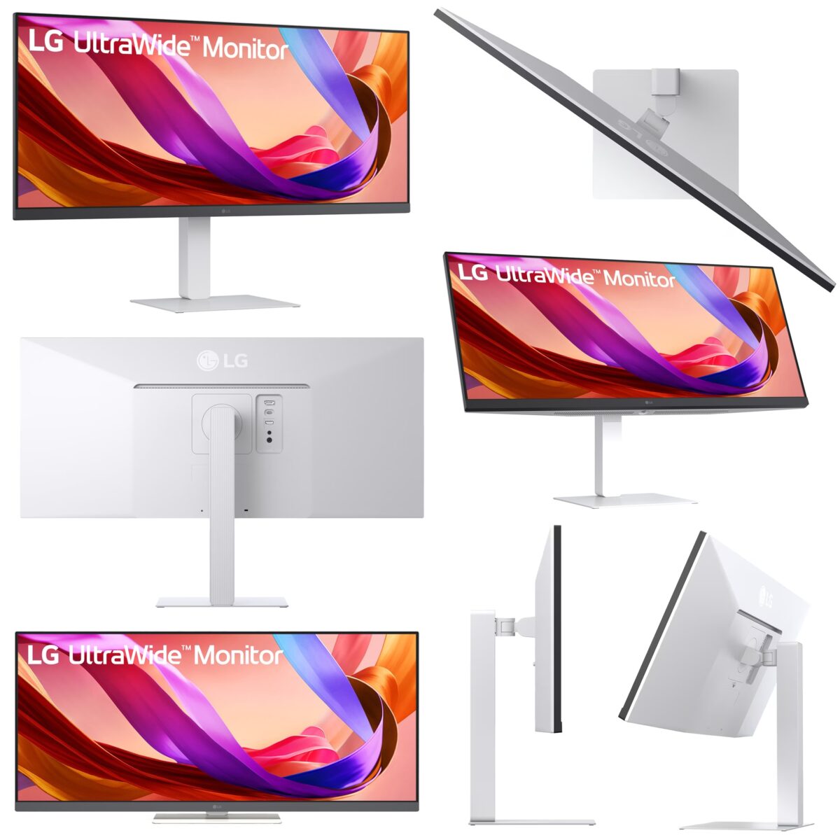 LG 34U530A-W 34-inch UltraWide WFHD (2560 x 1080) IPS Wide Computer Monitor, 100Hz, VESA DisplayHDR 400, HDMI, DisplayPort, USB Type-C, Tilt/Height/Swivel Stand, White