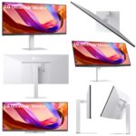 LG 34U530A-W 34-inch UltraWide WFHD (2560 x 1080) IPS Wide Computer Monitor, 100Hz, VESA DisplayHDR 400, HDMI, DisplayPort, USB Type-C, Tilt/Height/Swivel Stand, White