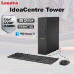 Lenovo IdeaCentre Tower 08IRR9 - Intel® Core i7-14700 | 32GB DDR5 RAM , 1TB SSD NVMe | Intel® UHD Graphics 770 | Wi-Fi® 6, BT5.2 | HDMI 2.1, USB-C, 260W PSU | Windows 11 | USB Keyboard & Mouse Incl. | BLACK (8.2L)