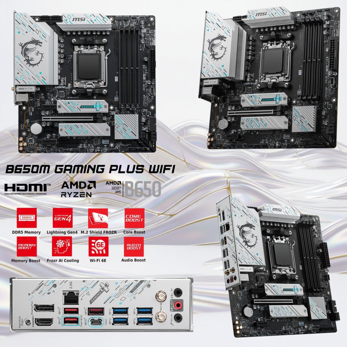MSI B650M GAMING PLUS WIFI DDR5 MOTHERBOARD