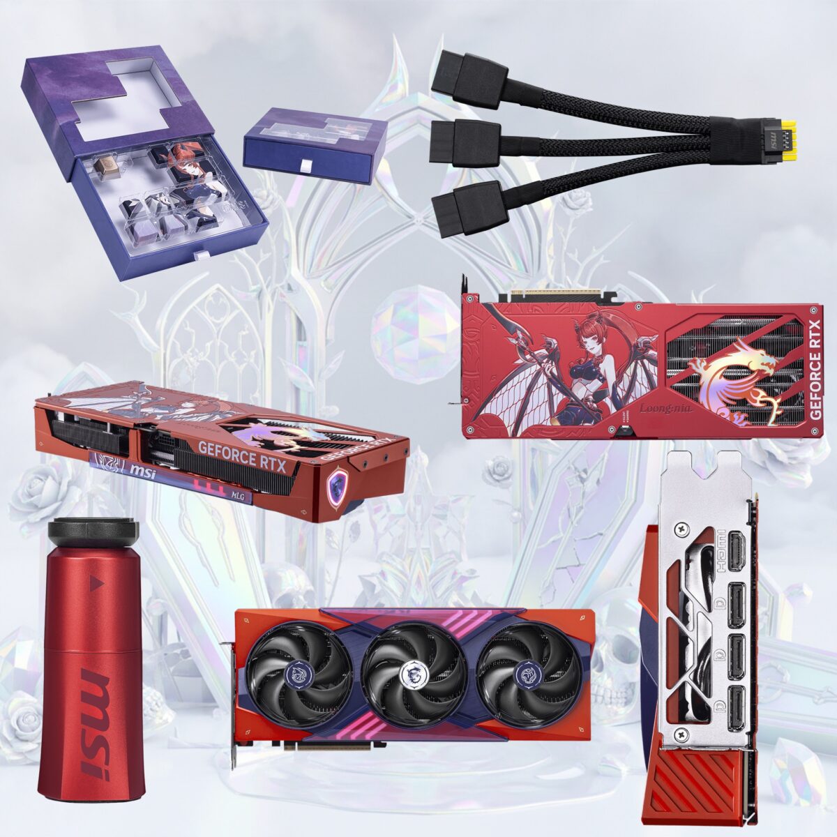 MSI GeForce RTX 5070 Ti 16GB GDDR7 MLG Edition OC Graphics Card With 2580 MHz Extreme, 8960 CUDA® CORES, Blackwell Architecture, DLSS 4, TRI FROZR 4 Cooling, Dual BIOS, PCIe Gen 5