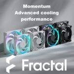 Fractal Momentum 12 RGB 3-Pack High-Performance 120mm Fans With ARGB Gen 2 Lighting, LCP Blades, FDB Bearing, PWM Control, Zero RPM Mode, High Airflow And Low Noise ~ Black FD-F-MR1-1203  Momentum 12 RGB, 3-pack, Black FD-F-MR1-1203