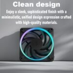 Fractal Momentum 12 RGB 3-Pack High-Performance 120mm Fans With ARGB Gen 2 Lighting, LCP Blades, FDB Bearing, PWM Control, Zero RPM Mode, High Airflow And Low Noise ~ Black FD-F-MR1-1203  Momentum 12 RGB, 3-pack, Black FD-F-MR1-1203