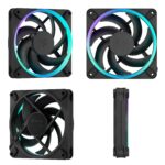 Fractal Momentum 12 RGB 3-Pack High-Performance 120mm Fans With ARGB Gen 2 Lighting, LCP Blades, FDB Bearing, PWM Control, Zero RPM Mode, High Airflow And Low Noise ~ Black FD-F-MR1-1203  Momentum 12 RGB, 3-pack, Black FD-F-MR1-1203