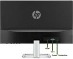 HP 24ec UltraSlim 24 Inch IPS Full HD Monitor With Edge To Edge Display Anti Glare Screen HDMI VGA 60Hz Refresh Rate 178 Degree Viewing Angle And 16.7 Million Colors