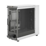 FD-C-NOR1X-04 Fractal North XL Mid-Tower CASE CHALK WHITE CLEAR TINT Fractal North XL Chalk White TG Clear PC Case – Tempered Glass Side Panel, E-ATX Support, 420 mm Radiator Capacity, 413 mm GPU Clearance, 3× 140 mm Aspect PWM Fans, Mesh Top & Wood Front Design ~ FD-C-NOR1X-04